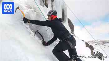 Hooked on climbing ice from the first thud of the axe