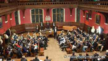 Oxford Union descends into chaos over vote on Israel 'genocide'