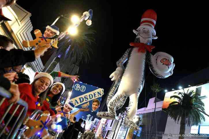 Hollywood parade marks return of Christmas season