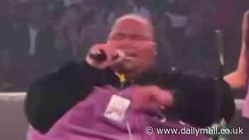 Fears for 500lbs rapper Dave Blunts after shock footage of his performance goes viral