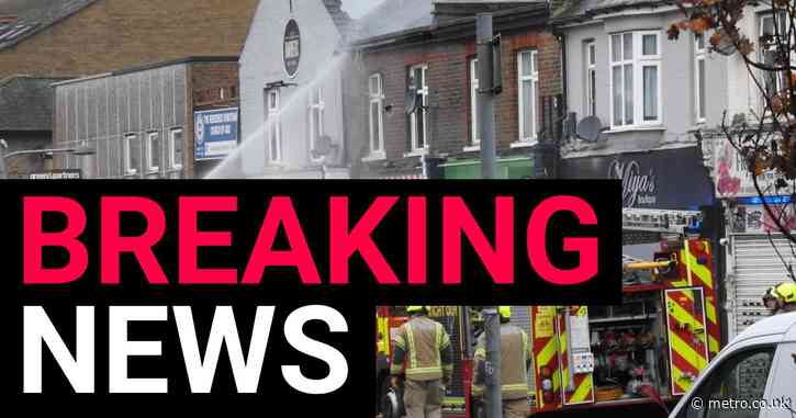 Child taken to hospital after flat fire in east London