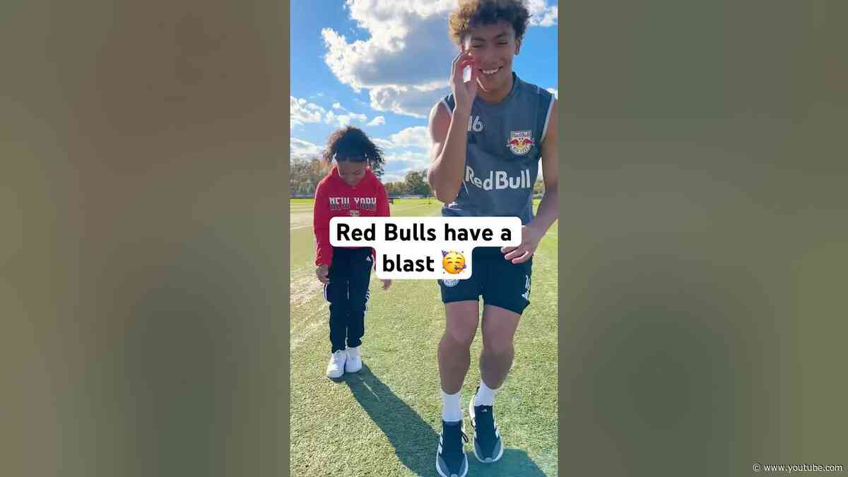 Jazzy challenges @newyorkredbulls to some fun games 👏