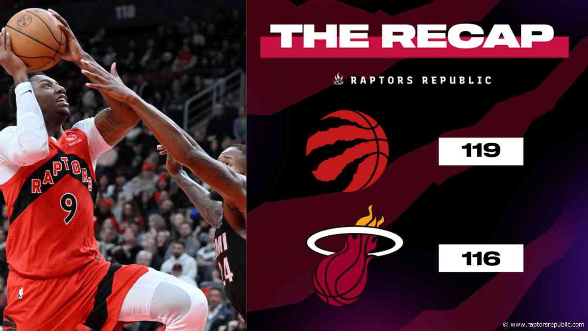 Raptors’ stars play to their strengths in spirited win over Heat