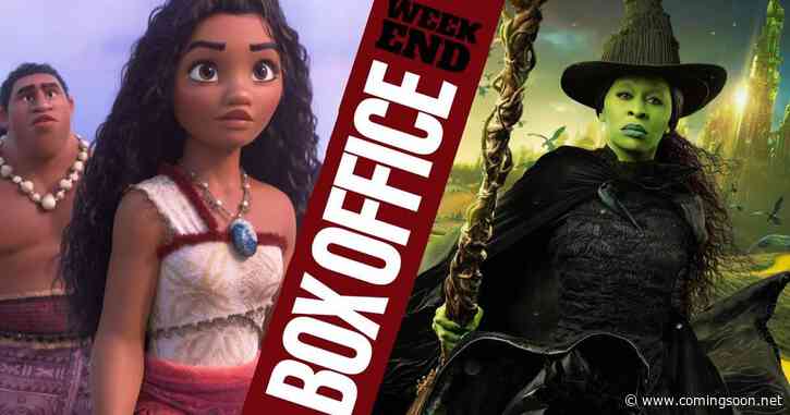 Box Office Results: Moana 2 Beats Out Wicked & Gladiator II Over Thanksgiving Weekend