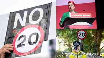 Are 20mph speed limits coming to roads near you? Councils propose blanket restrictions that could affect MILLIONS of drivers