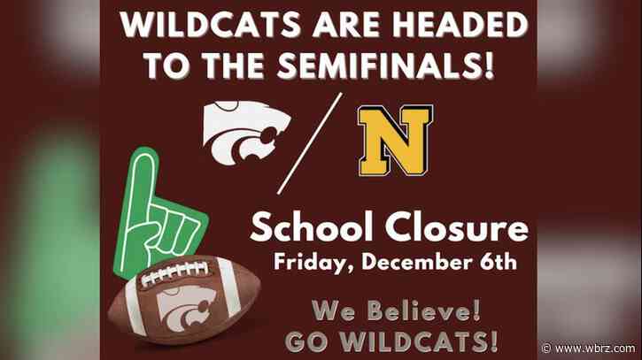 Central High School will close Friday for semifinals preparation