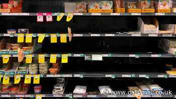 Woolworths shelves empty across Australia in scenes akin to the pandemic