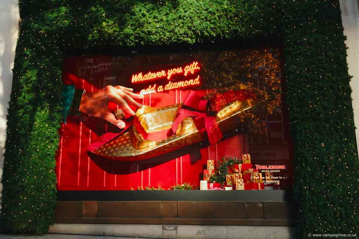 Toblerone festive campaign suggests diamonds are a gift's best friend