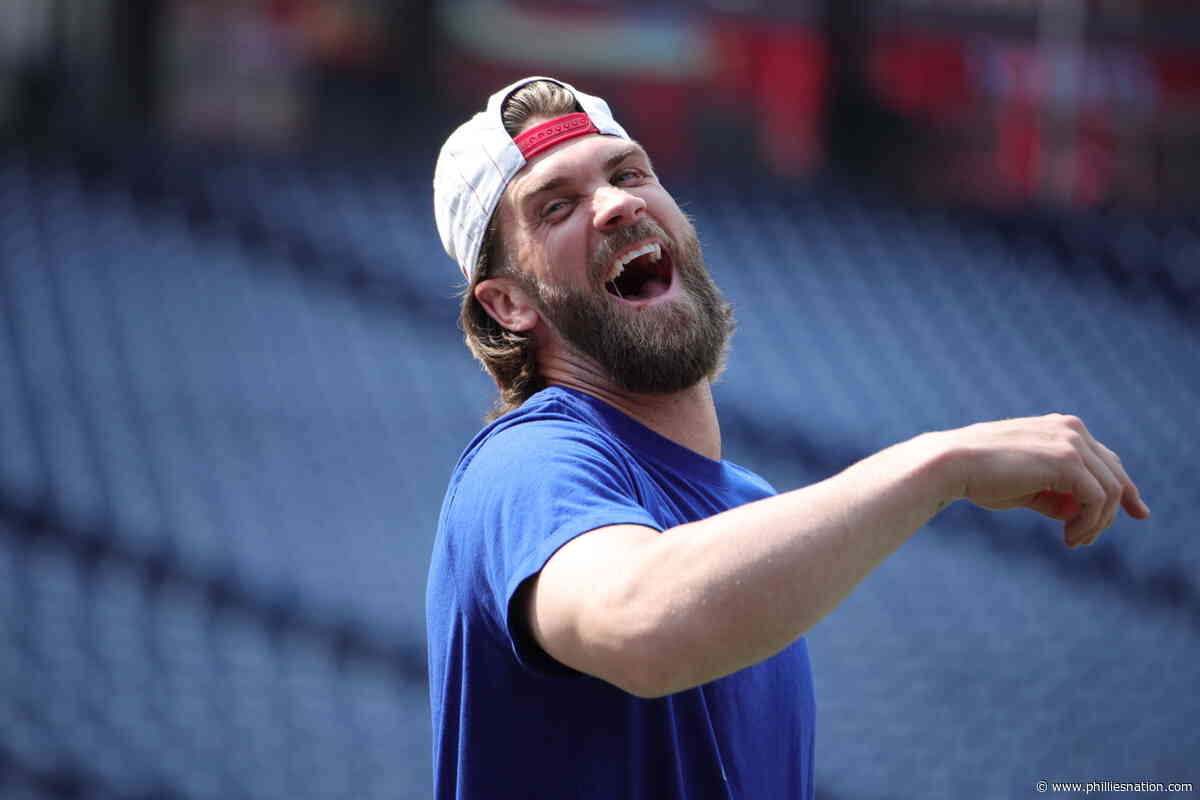 Bryce Harper competes in $100,000 home run derby with TikTok star Big Justice in viral video: ‘Bring that boom, baby!’