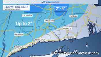 Tracking accumulating snow for parts of the state Wednesday evening, Thursday