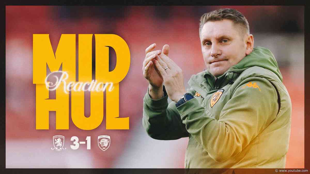 Middlesbrough 3-1 Hull City | Andy Dawson's Post-Match Reaction