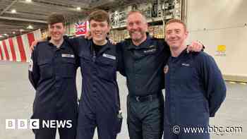 Warship crew's pride at sailing into home city