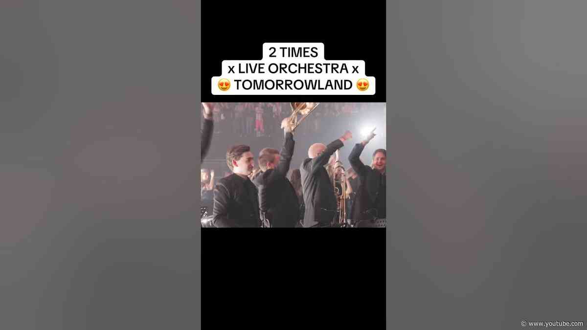 Unforgettable moments with a live #orchestra at 20y #tomorrowland 🔥 #techno #festival #edm