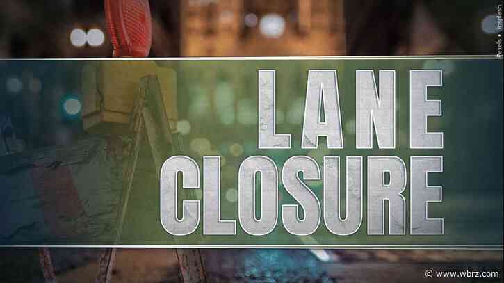 Stretch of LA 44 in Gonzales conducting nightly lane closures through February