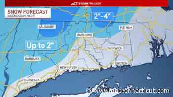 Slick spots tonight, more snow on the way Wednesday evening, Thursday