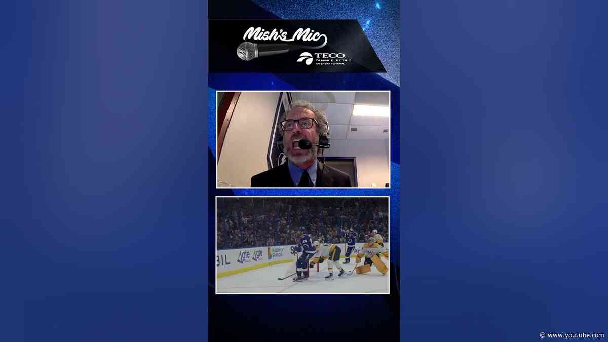 Nothing like an electric Mish call 🗣️ #nhl #tampabaylightning