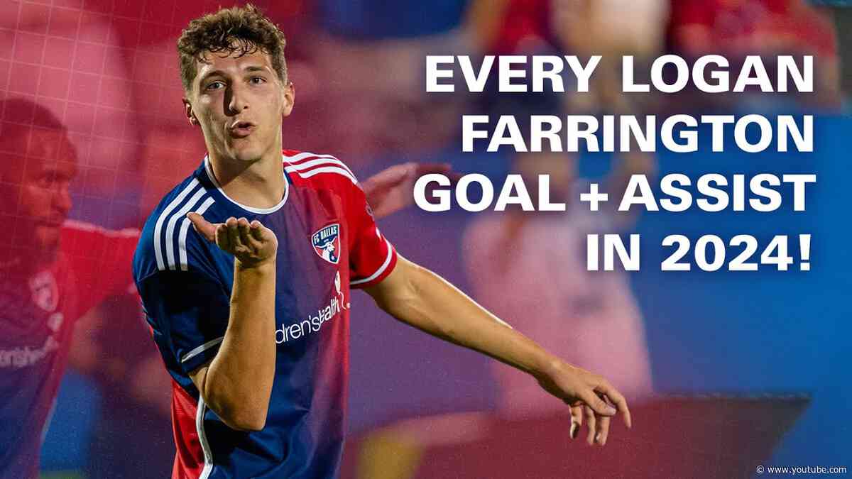 If MLS named a Rookie of the Year, it would be Logan Farrington.