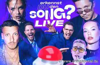 Neue Live-Show auf ProSieben: Nina Chuba, Nico Santos und Felix Lobrecht raten in "Erkennst DU den Song? LIVE"