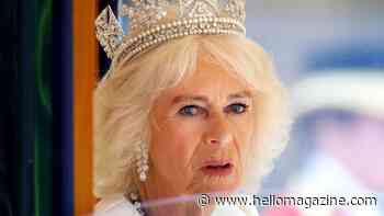 Queen Camilla drips in late Queen's unearthed diamond tiara seen for first time a decade