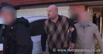 Moment gang boss 'the big fella' led from his life of luxury and into the back of a police van