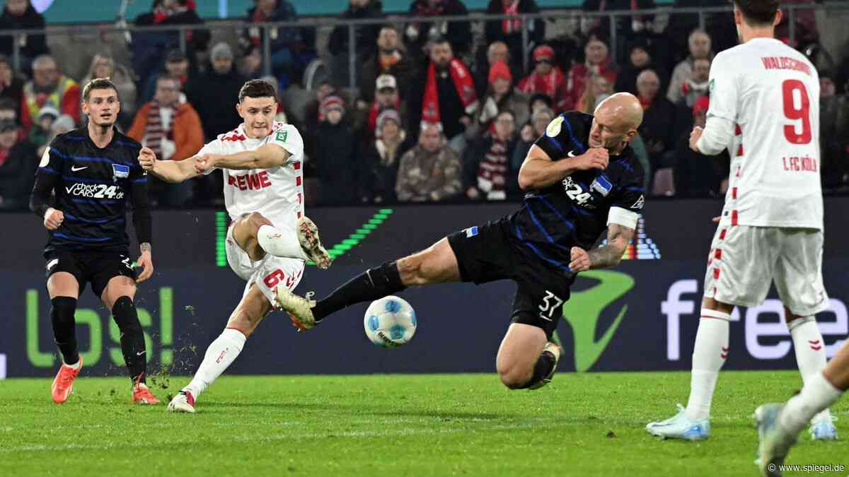 DFB-Pokal: 1. FC Köln nach Sieg über Hertha BSC im Viertelfinale, auch Wolfsburg weiter