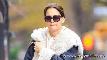 Glum Katie Holmes is seen out amid news that daughter Suri Cruise, 18, has split from boyfriend Toby Cohen