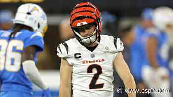 Bengals struggling K McPherson headed to IR