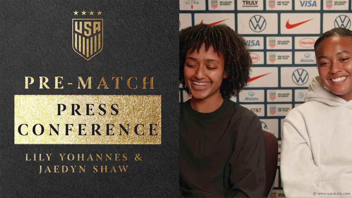 PRE-MATCH PRESS CONFERENCE: Lily Yohannes & Jaedyn Shaw | December 2, 2024