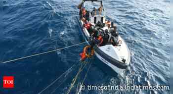 Watch: India, Pakistan Coast Guards come together to rescue 12 crew members from sunken vessel in Arabian Sea