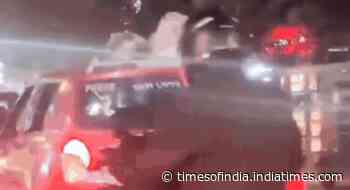 Video: Bengaluru driver speeds car with dogs on roof, sparks outrage