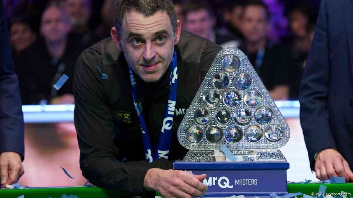 Masters Snooker 2025: O'Sullivan to face Higgins in first round