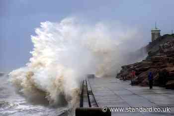 Rare red warning issued as UK braces for Storm Darragh