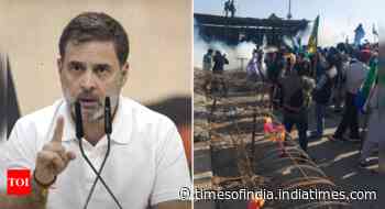 'Firing tear gas at farmers condemnable,' says Rahul Gandhi, urges immediate implementation of MSP