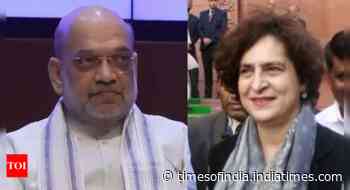 Amit Shah blames Kerala for relief delay, Priyanka Gandhi slams ‘excuses’