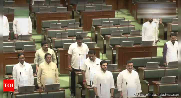 'Democracy being murdered': Maharashtra opposition MLAs skip oath-taking ceremony