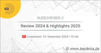 Ausschreiben.de Livestream am 10. Dezember 2024