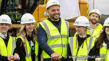 Ellis Genge on giving back to Bristol amid the 'frightening' statistic over the city's disadvantaged youth - as England star dons a hard hat to launch his foundation £11million community project