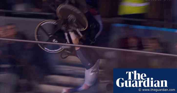 Team GB track cyclist Katy Marchant taken to hospital after dramatic crash