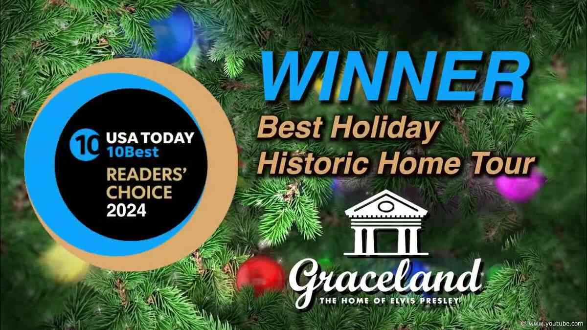 Graceland wins 2024 USA Today's 10Best Historic Holiday Home Award