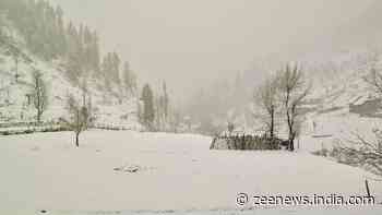 Kashmir Receives Fresh Snowfall, IMD Predicts Two Days of Wet Weather