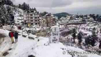 Shimla Welcomes Season’s First Snow, Valleys In Himachal Reel Under Severe Cold