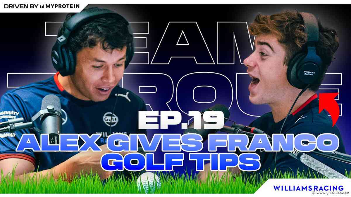 ALEX ALBON GIVES FRANCO COLAPINTO GOLF TIPS |﻿ ﻿Team Torque Ep.19 | Abu ﻿Dhabi GP