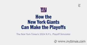 How the New York Giants Can Make the Playoffs: Through Week 14