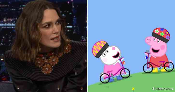 Keira Knightley reveals why she has a big grudge… against Peppa Pig