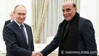 `Higher Than Mountains...`: Rajnath Singh Praises India-Russia Friendship, Meets Putin