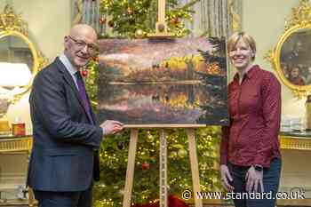 John Swinney to auction Christmas card picture to help children’s charity