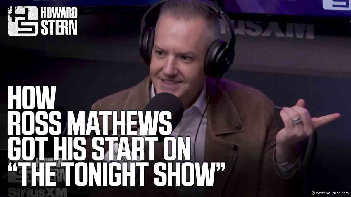 How Ross Mathews Got His Start on “The Tonight Show”