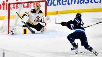 Winnipeg Jets embarrass visiting Boston Bruins 8-1, led by Scheifele's 2 goals