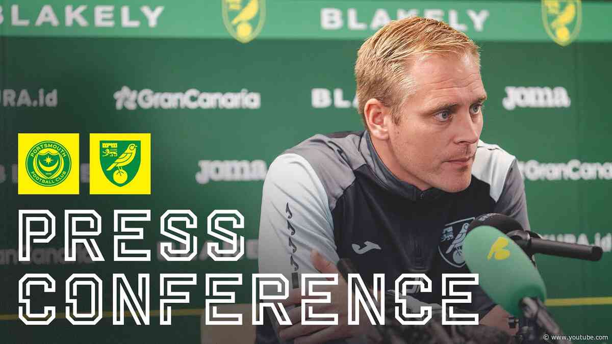 FULL PRESS CONFERENCE LIVE | Johannes Hoff Thorup previews our trip to Portsmouth 🚌