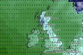 Weather maps reveal where polar blast to bring freezing temperatures with two regions spared